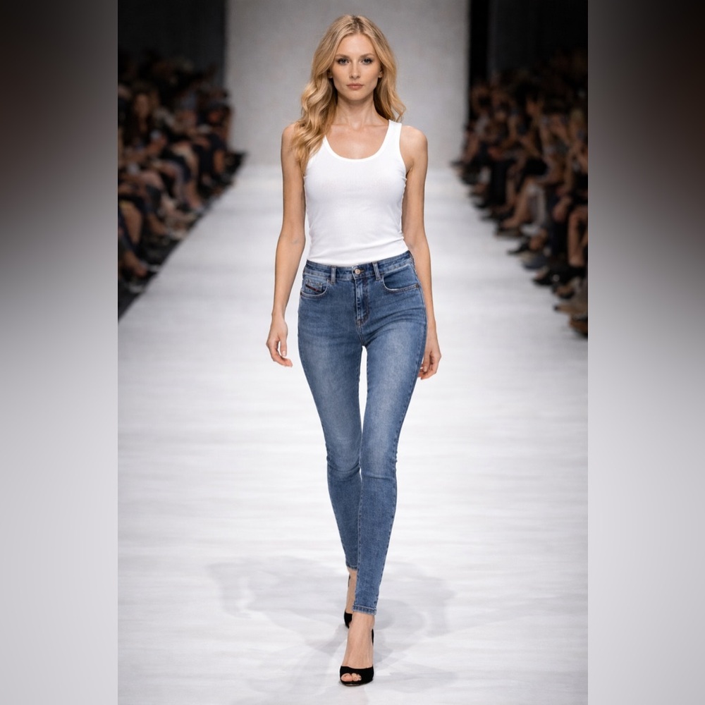 Diesel Slandy-High Super-Skinny Jeans